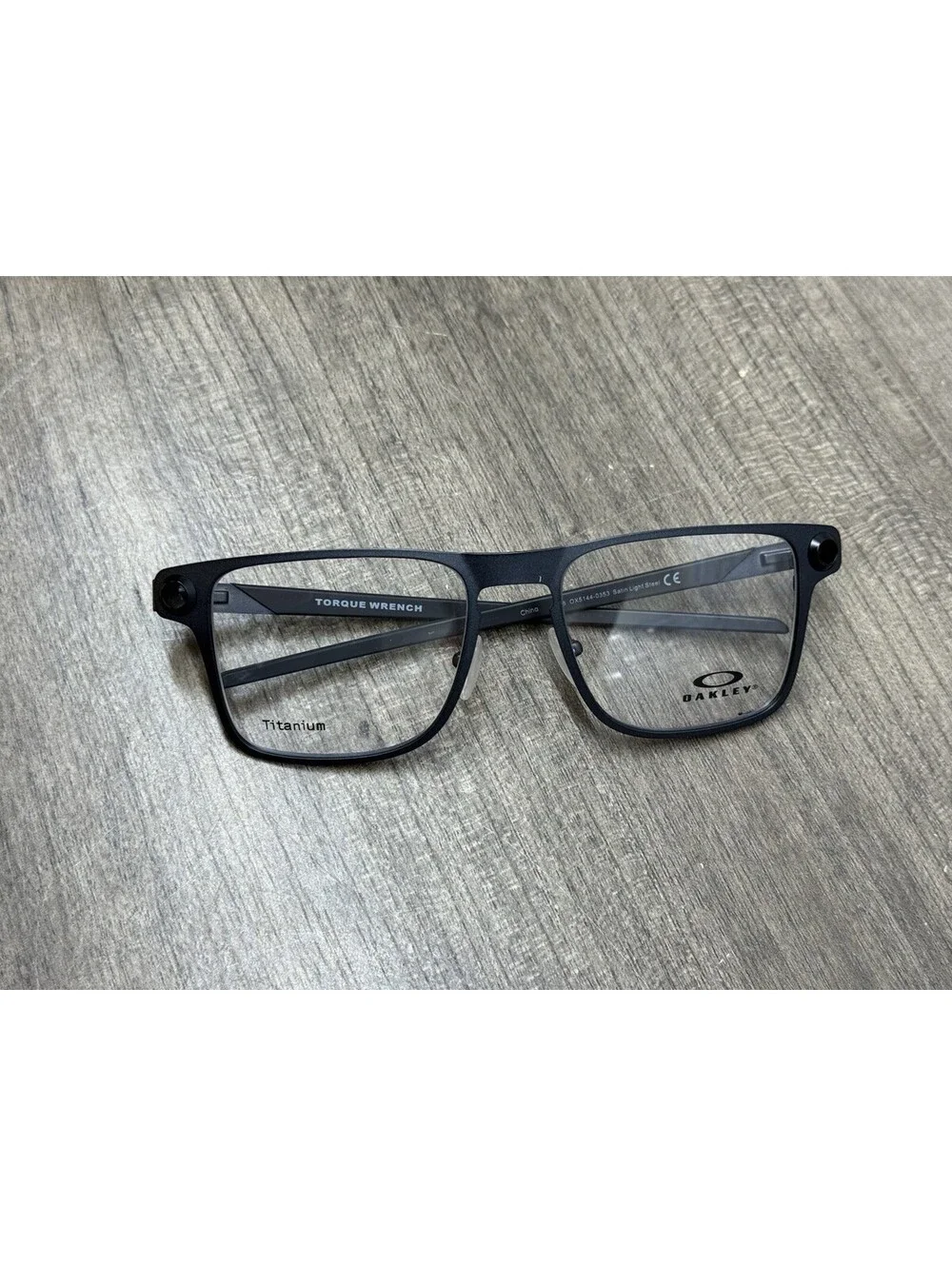 OX5144-0353 Oakley Torque Wrench 53-18-136 Satin Light Steel Eyeglasses Frames